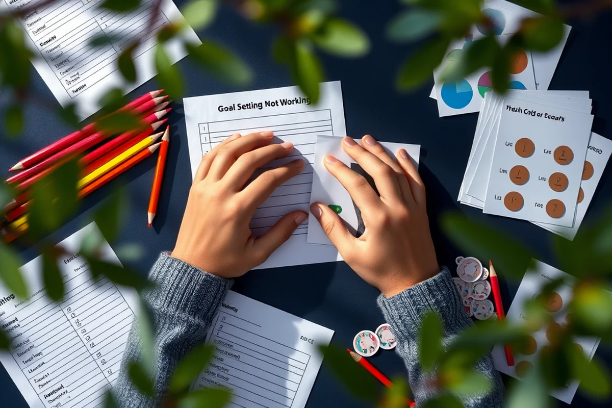 teaching kids goal setting not working — Teaching Kids Goal Setting Not Working (the finished result)