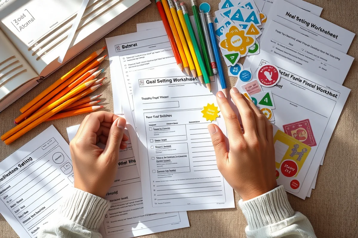 goal setting worksheet — Goal Setting Worksheet (the finished result)