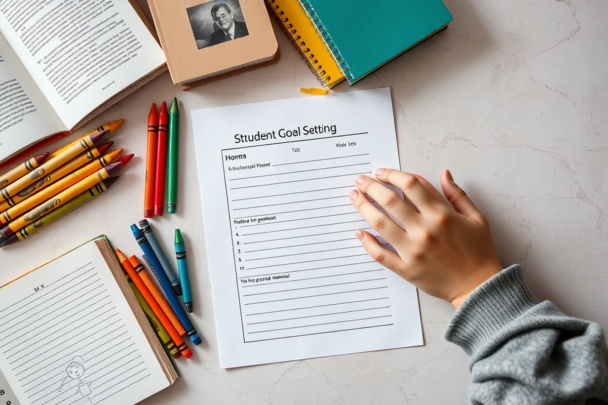 student goal setting worksheet โ Student Goal Setting Worksheet (the finished result)